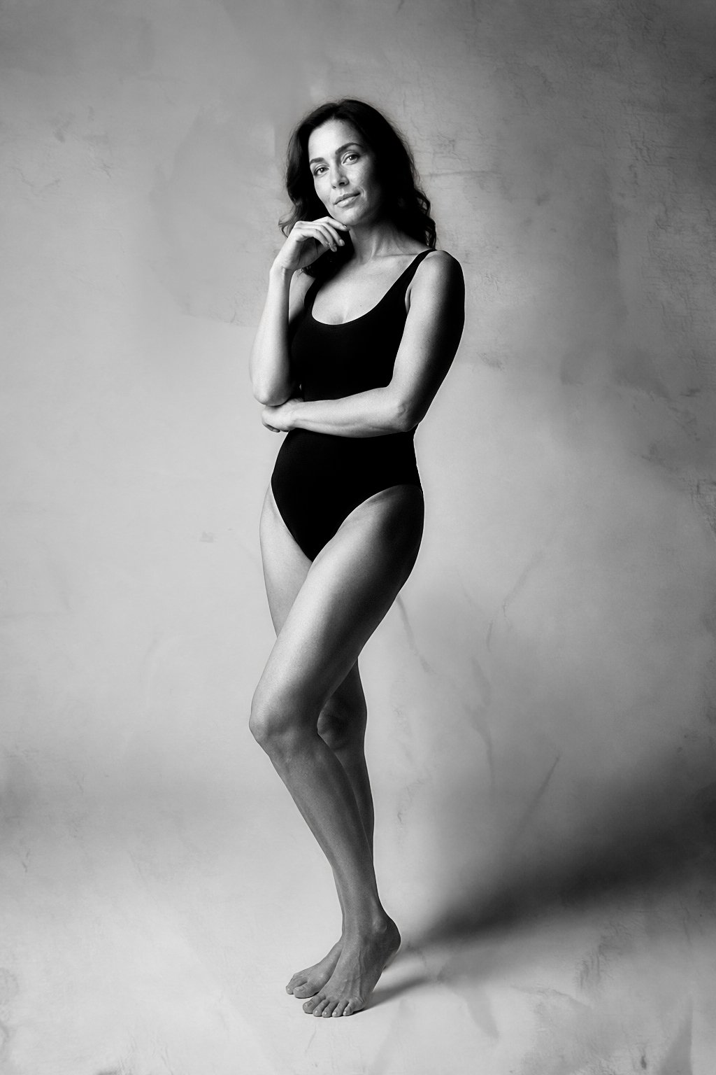 A refined GLOZA portrait in monochrome